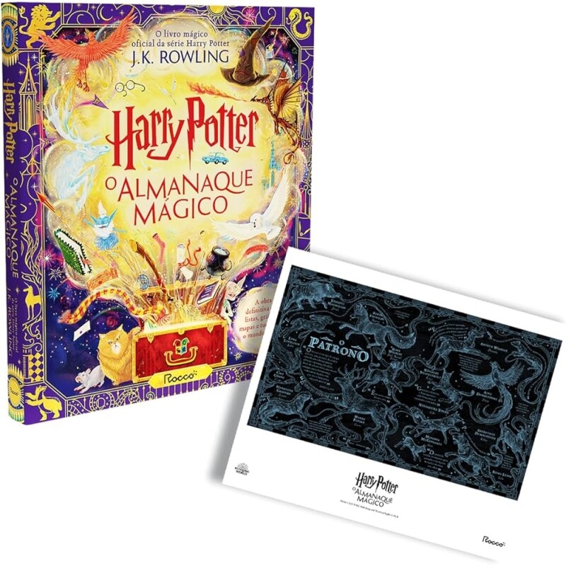 Harry Potter: o Almanaque Mágico com Pôster: O Livro Mágico Oficial da Série Harry Potter Acessório - J.K. Rowling