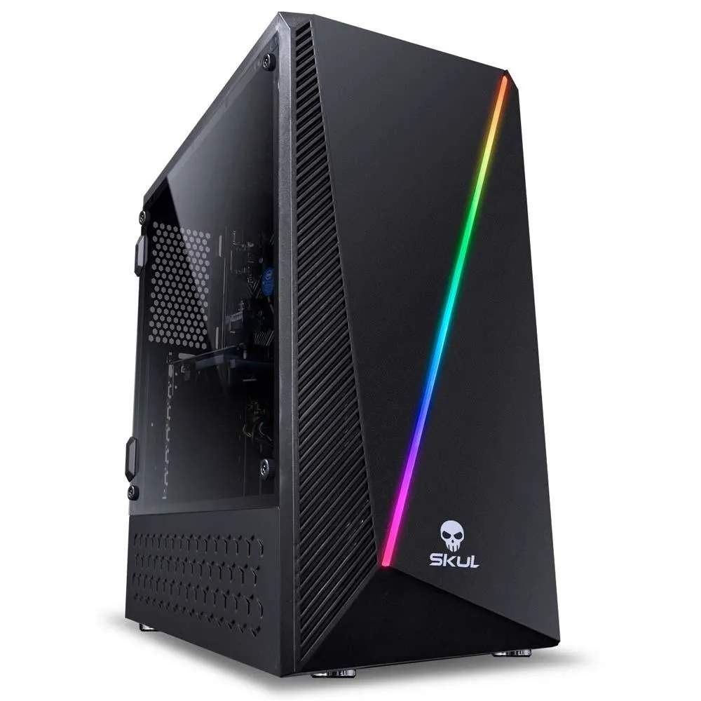 Saindo por R$ 1499,99: PC Gamer Skul 3000 I3-10100F, Radeon RX 550, 8GB DDR4, SSD 240GB, 500W PFC ATIVO, Linux - G4704-120630 | Pelando