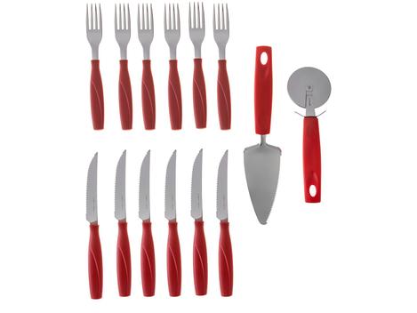 Kit Pizza Brinox Inox 6099/450 14 Peças