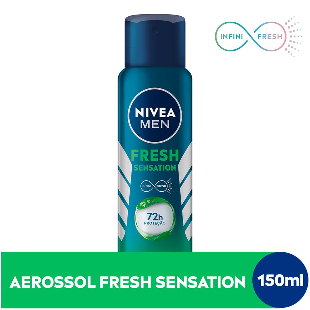 Saindo por R$ 7,75: (Leve 2 Pague 1) Desodorante Nivea Men Antitranspirante Aerossol Fresh Sensation Com 150ml | Pelando