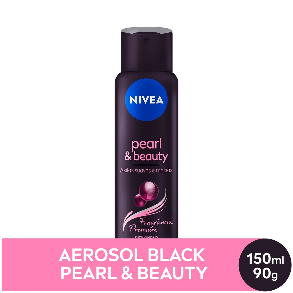 Saindo por R$ 7,75: (Leve 2 Pague 1) Nivea Desodorante Antitranspirante Aerossol Pearl & Beauty Fragrância Premium 150ml | Pelando