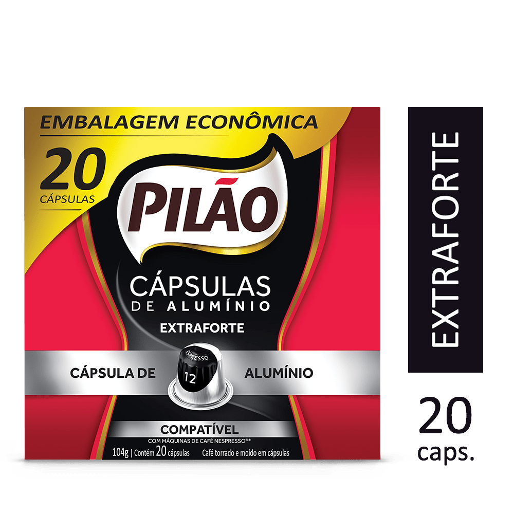 Saindo por R$ 20,73: Cápsulas Café Pilão Extra Forte 12 20un | Pelando