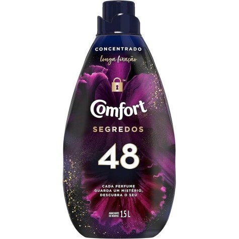 Amaciante Concentrado Comfort Segredos 48 - 1,5L