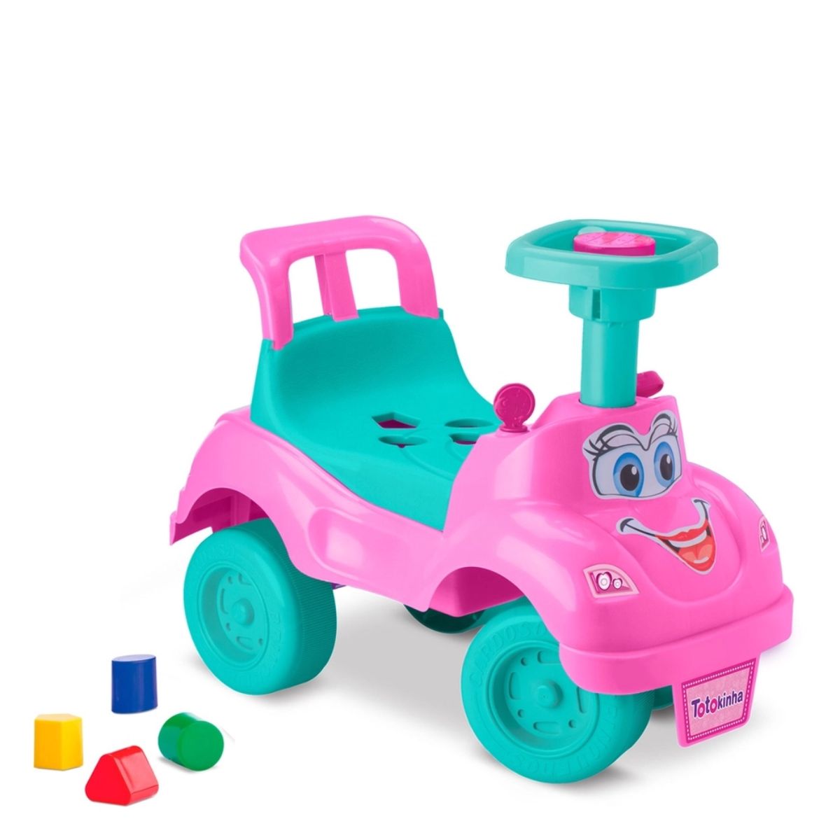 Saindo por R$ 29,98: Andador para Bebês Cardoso Toys Totokinha Menina Verde e Rosa | Pelando