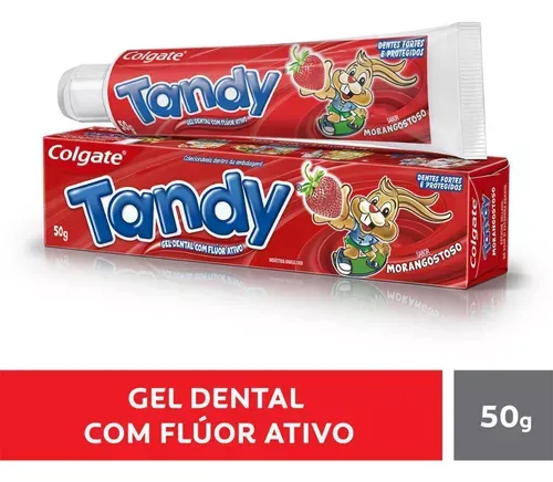Saindo por R$ 6,85: Creme Dental Colgate Tandy Morangostoso 50g | Pelando