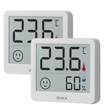 2 Unidades Medidor de Temperatura e Umidade Duka Atuman Thmini