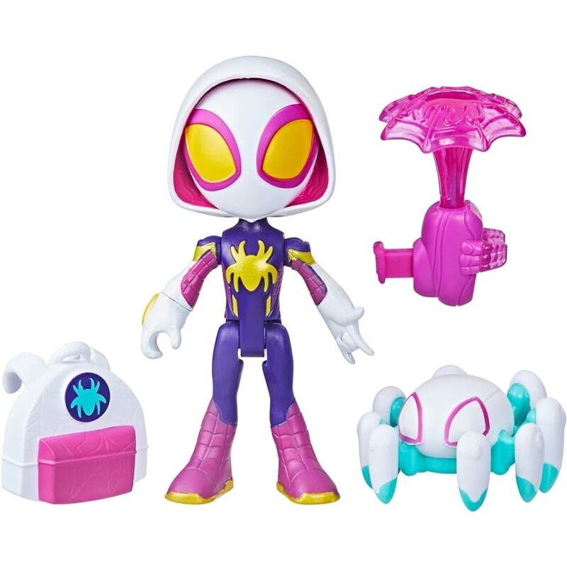 Boneco Marvel Spidey e Seus Amigos Espetaculares Ghost Spider F7258 - Hasbro