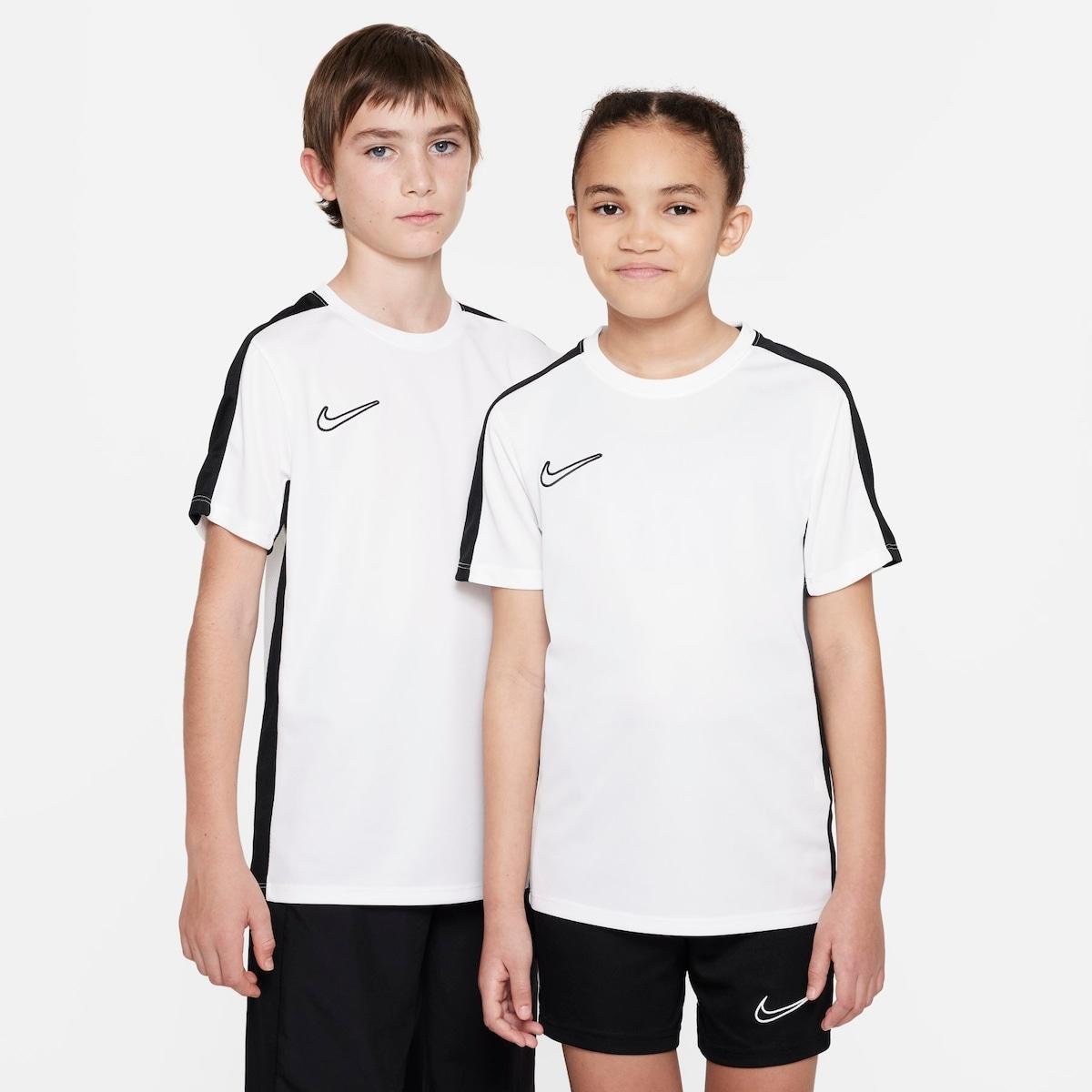 Camiseta Nike Dri-FIT Academy 23 Infantil - Branco