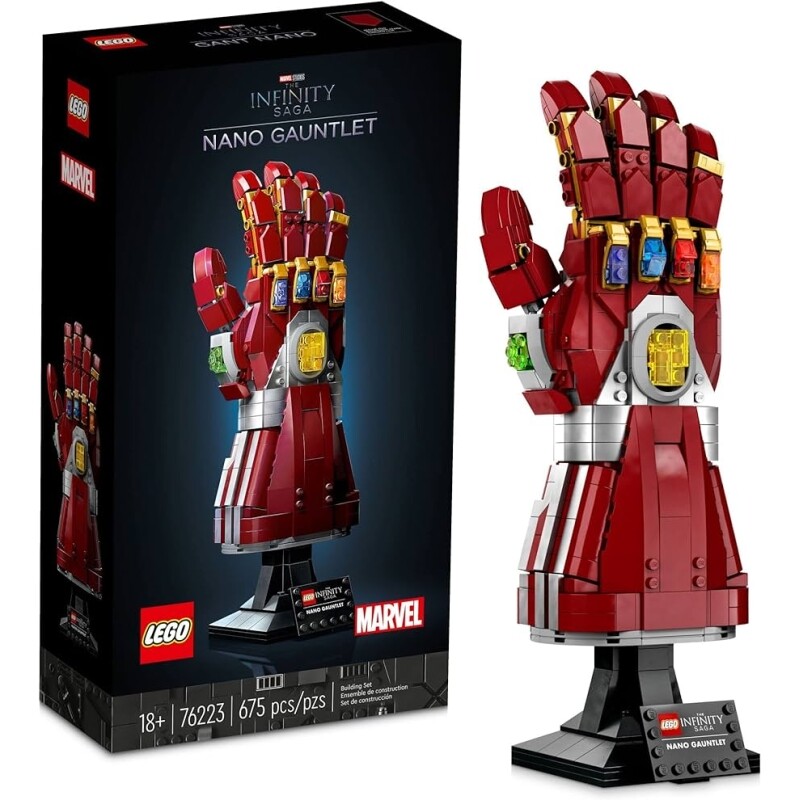 Kit de Construção LEGO Marvel Manopla de Nanotecnologia 76223 - 680 peças
