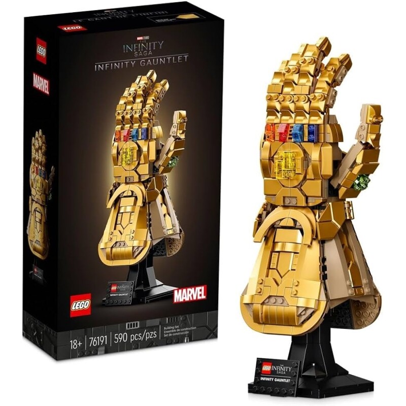 Kit de Construção LEGO Marvel Manopla do Infinito 76191 - 590 peças