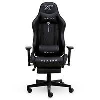 Cadeira Gamer XT Racer Viking Series até 120kg com Almofadas e Apoio de Pés Reclinável Descanso de Braço 3D Preto - XTR-018