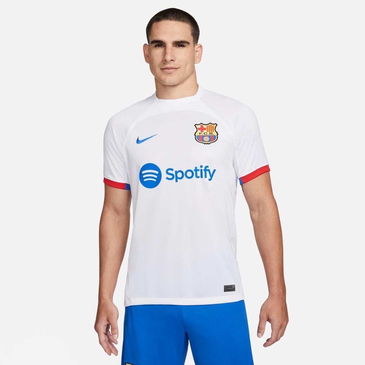Camisa Nike Barcelona II 2022/23 Torcedor Pro Masculina Tam G