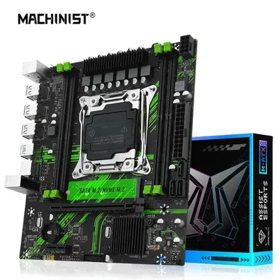 MACHINIST-X99 Placa-mãe PR9, LGA 2011-3, CPU Intel Xeon E5 V3 e V4, RAM DDR4, SATA, NVME