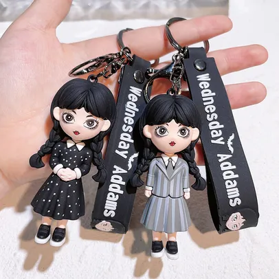 Chaveiro Silicone Família Addams Vandinha, Mãozinha