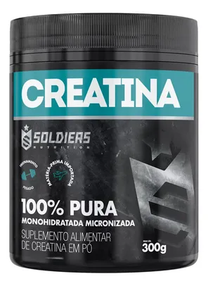 Creatina Monohidratada Pote 3000mg 100% Pura Soldiers Nutrition