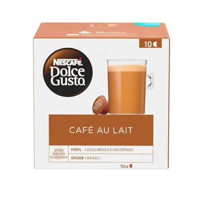 Dolce Gusto Nescafe Café Au Lait 10 Cápsulas - embalagem variável