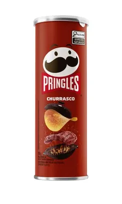(Mais p/ Menos R$8,29) Salgadinho Batata Frita Pringles® Churrasco 109g