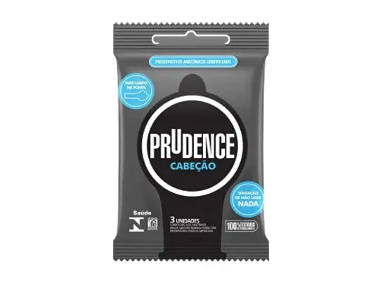 Saindo por R$ 7,12: Prudence Preservativo Cabeção Anatômicos 3_Unidades | Pelando