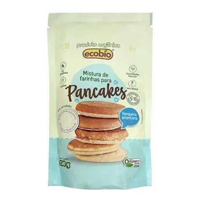 [ PRIME ] ECOBIO Produto Orgânico Mistura De Farinhas Para Pancakes Panqueca Americana 250g