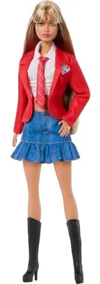Saindo por R$ 149,99: Barbie, Boneca Mia Inspirada em Rebelde & RBD, Vestindo Uniforme Escolar Removível com Bota e Gravata, Para Idades acima de 3 anos | Pelando
