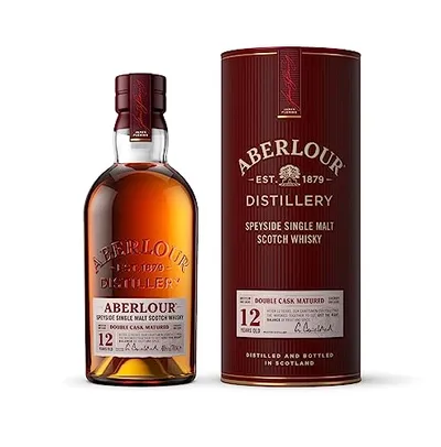 Saindo por R$ 319,9: Whisky Escocês Speyside Single Malt Double Cask Matured 12 Anos Aberlour Garrafa 700ml | Pelando