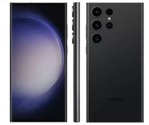 Smartphone Samsung Galaxy S23 Ultra 256GB Preto 5G 12GB RAM 6,8” Câm. Quádrupla + Selfie 12MP