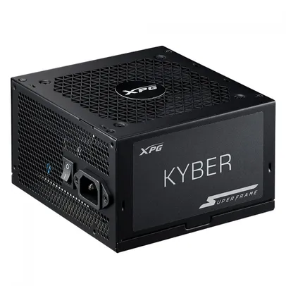 Fonte XPG Kyber SuperFrame, 750w, 80 Plus Gold, Cybenetics Gold, Com conector PCIe 5.0, PFC Ativo