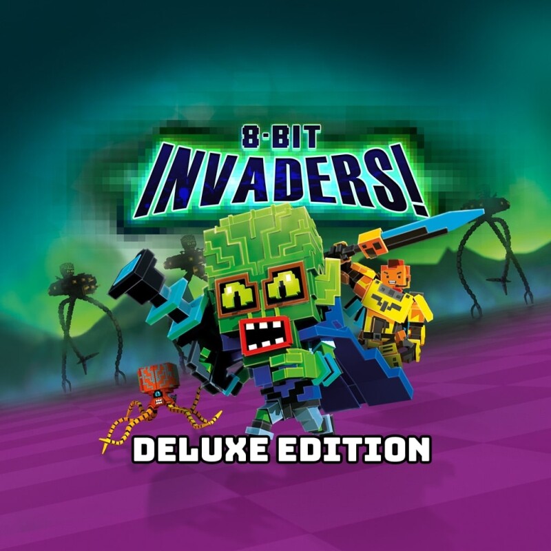 Jogo 8-Bit Invaders!: Deluxe Edition - PS4