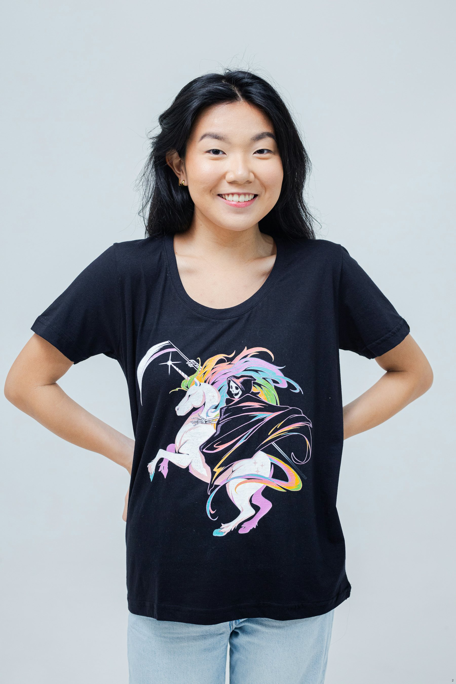 Camiseta Death Unicorn - Camiseta Estampada - Chico Rei