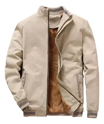 Saindo por R$ 181,3: Mercado Livre: Jaqueta Masculino Listrada Inverno Com Bainha Forrada De Lã Novo | Pelando