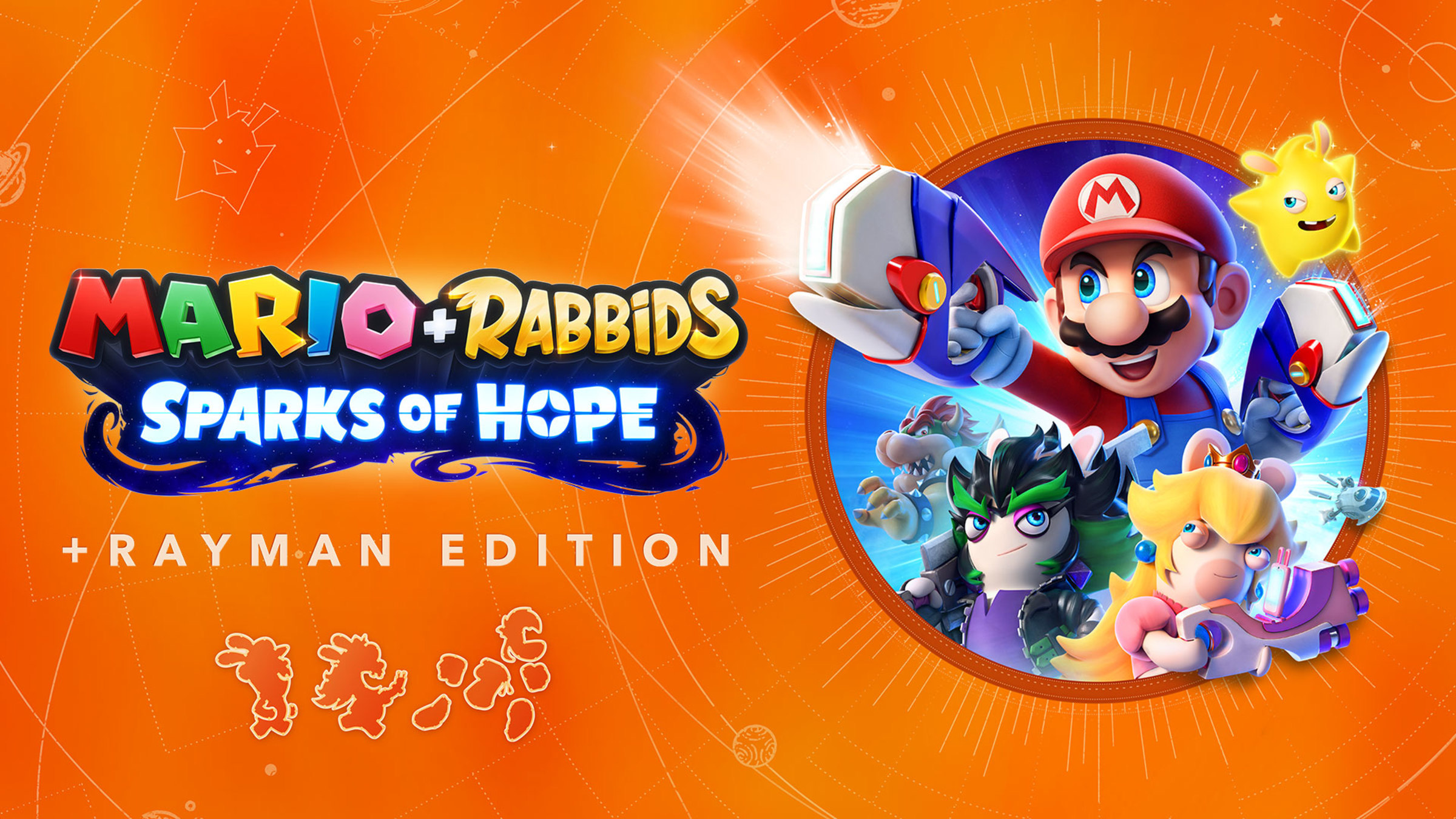 Jogo Mario + Rabbids Sparks of Hope: Edição + Rayman - Nintendo Switch