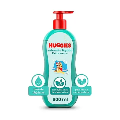 (Rec)HUGGIES Sabonete Líquido Huggies Extra Suave - 600Ml