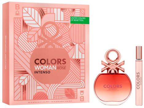 Kit Perfume Feminino Banderas Colors Woman Rose Intenso EDP - 80ml