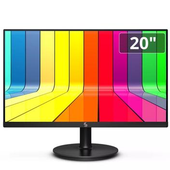 Monitor 20" LED Widescreen 75Hz 2ms HD+ 1600x900 HDMI VGA VESA Ajuste de inclinação - 3green M200WHD