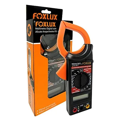 Saindo por R$ 62,55: Multímetro Amperímetro Alicate Digital Foxlux | Pelando
