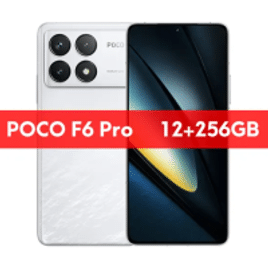 Smartphone Poco F6 Pro 256GB 12GB 5G NFC 6,67" 120Hz 120W - Versão Global