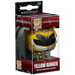 Chaveiro Funko Pop: Power Rangers Amarelo Rangers Toy Figura