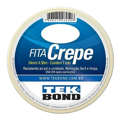 [+Por- R$5.2] Fita Crepe 24mmx50m Tekbond