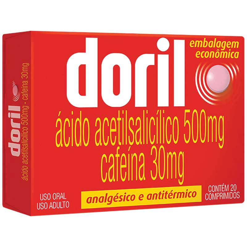 Doril 500mg + 30mg 20 Comprimidos