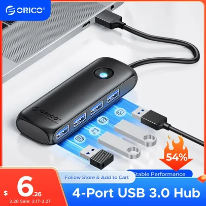 Hub USB de 4 portas orico