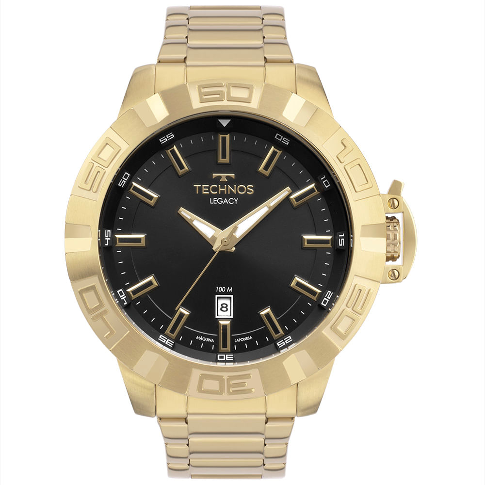 Relógio Masculino Legacy Dourado 2415DR/1D