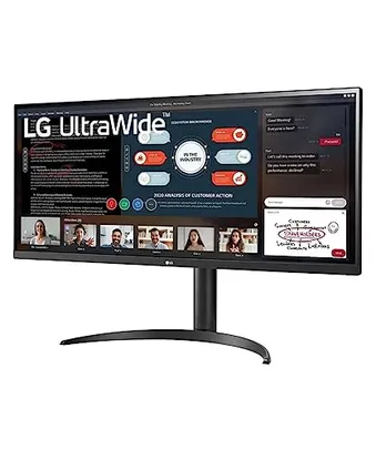 Saindo por R$ 1589,9: Monitor LG 34' IPS UltraWide, FHD HDMI FSync, Ajuste de Altura 34WP550 | Pelando