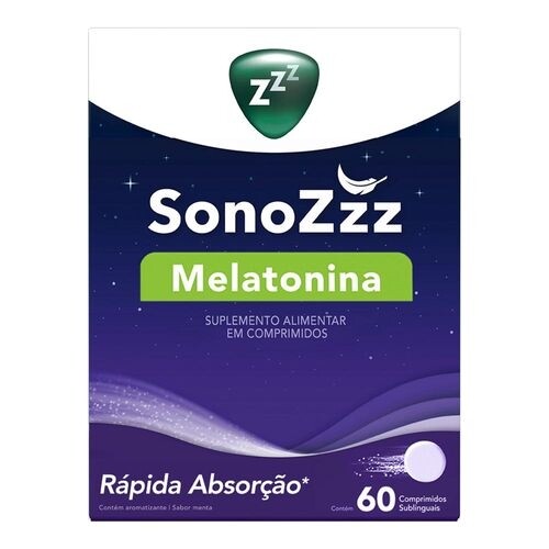 SonoZzz Melatonina Menta 24g Vicky 60 Comprimidos