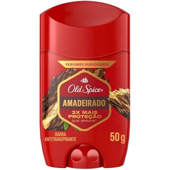 Old Spice Desodorante Em Barra Antitranspirante Proteção Épica Lenha 50G