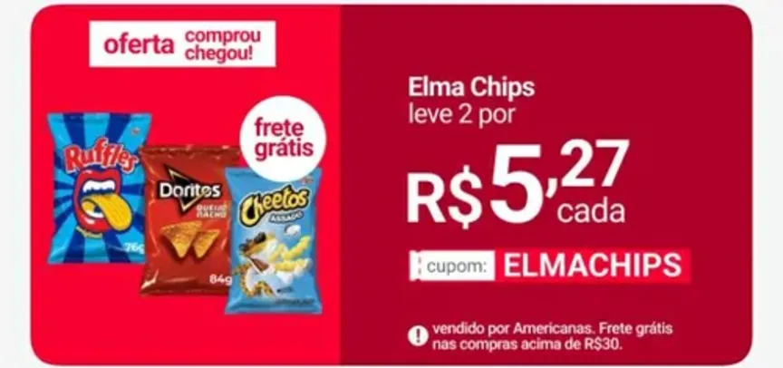 Oferta Salgadinhos Elma Chips