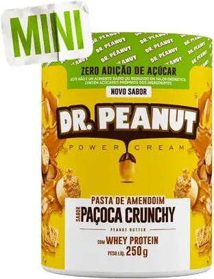 [PRIME] Dr. Peanut Pasta De Amendoim - 250G Paçoca Crunchy Com Whey Protein