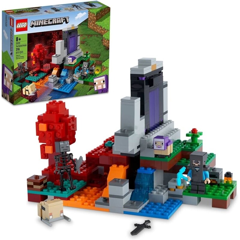 LEGO Minecraft O Portal em Ruínas 21172 - 316 Peças