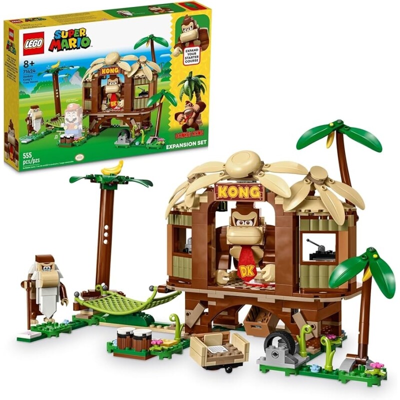Lego Set Super Mario 71424 Set de Expansão Casa na Arvore do Donkey - 555 Peças
