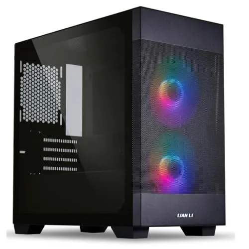 Gabinete Lian Li Lancool 205M Mesh Preto com 2 fans 140mm