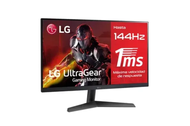 Monitor Gamer LG UltraGear 24 IPS Full HD - 144 Hz, 1ms, HDMI/DisplayPort, 99% sRGB, AMD FreeSync, HDR 10, VESA